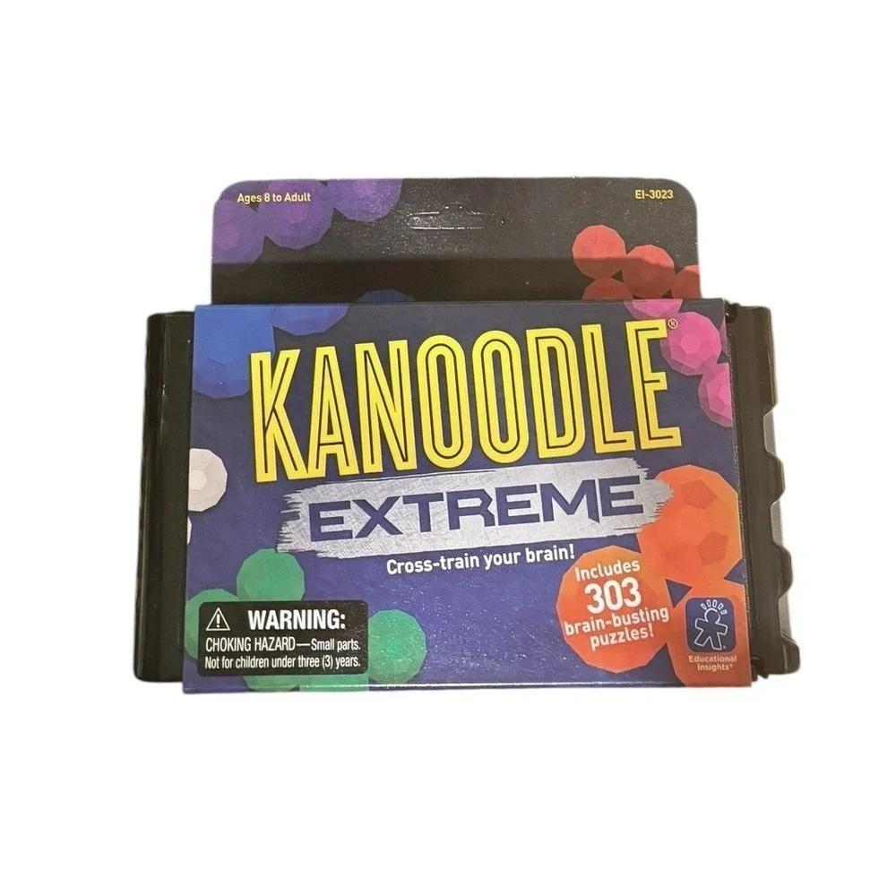Kanoodle Extreme Brain Teaser Puzzle Game Travel Size Gift for Kids Ages 8+